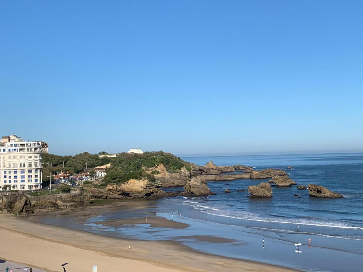 L'Ocean A Perte De Vue, La Grande Plage A Vos Pieds Biarritz Exteriér fotografie